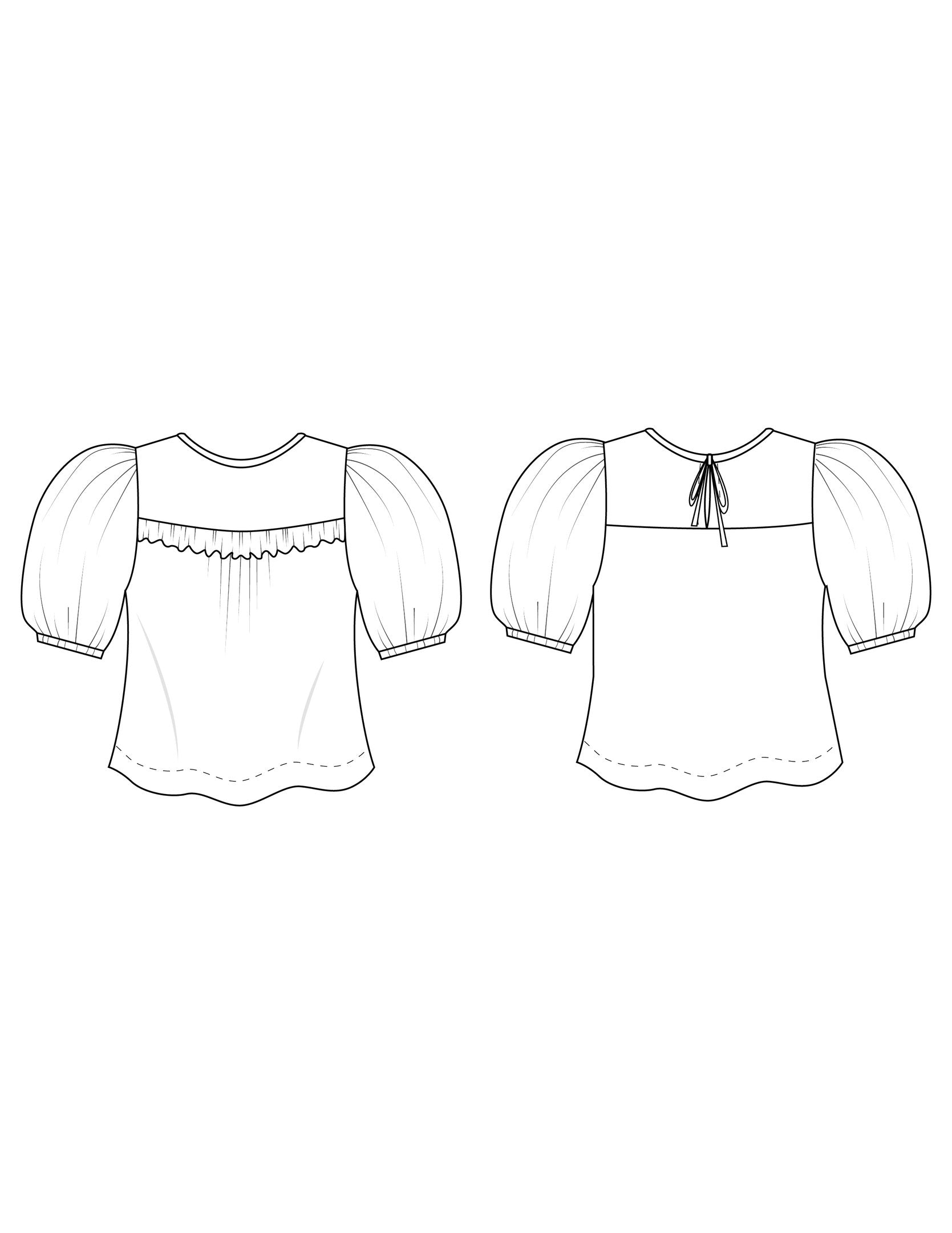 The Sagebrush Top By Friday Pattern Company