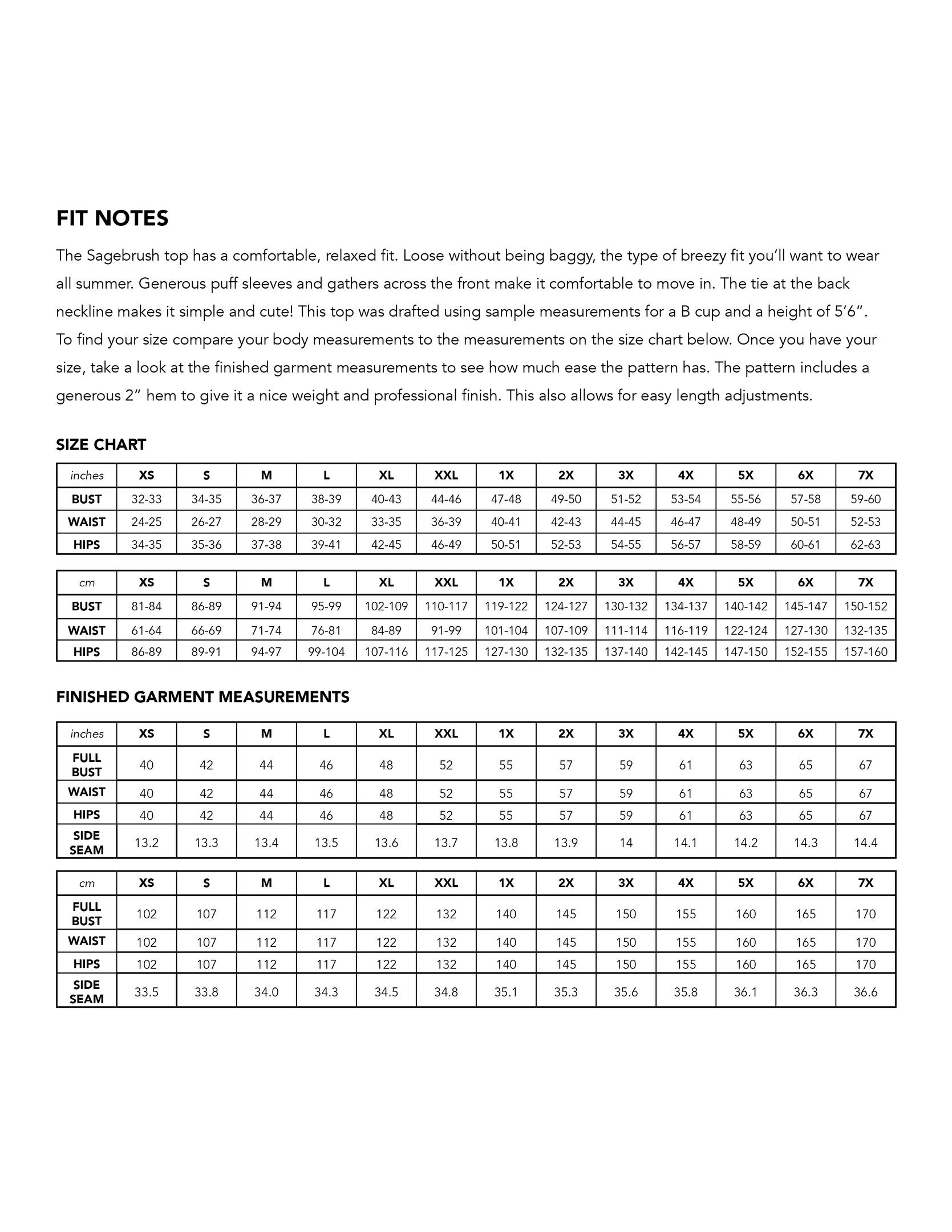 The Sagebrush Top By Friday Pattern Company