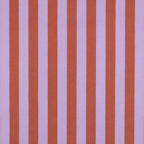 Lavender And Orange Cotton Yarn Dyed Stripes