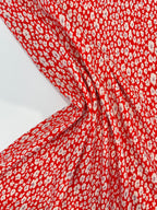 Wild Blossom Lyocell - Red
