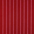 Red Triangle Stripe Yarn Dyed Cotton