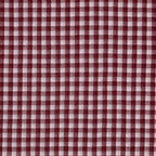 Pink & Burgundy Gingham Check Cotton Double Gauze