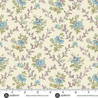 Ayla - Lattice Flowers Azure A-1720-B Max and Louise For Andover Textiles Fat Quarter