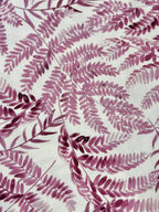 Wine Fern Viscose Crêpe