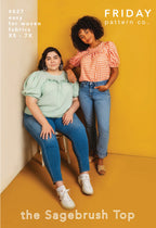 Sew The Friday Pattern Company Patina Blouse Or Sagebrush Top Workshop
