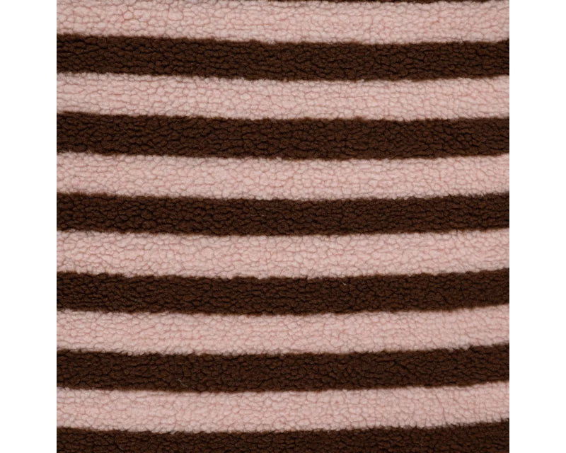 Pink Stripe Sherpa Teddy