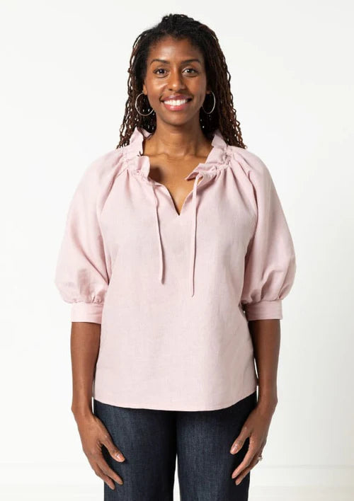 Reynolds Woven Top By Style Arc Sizes 4-16 / 18-30