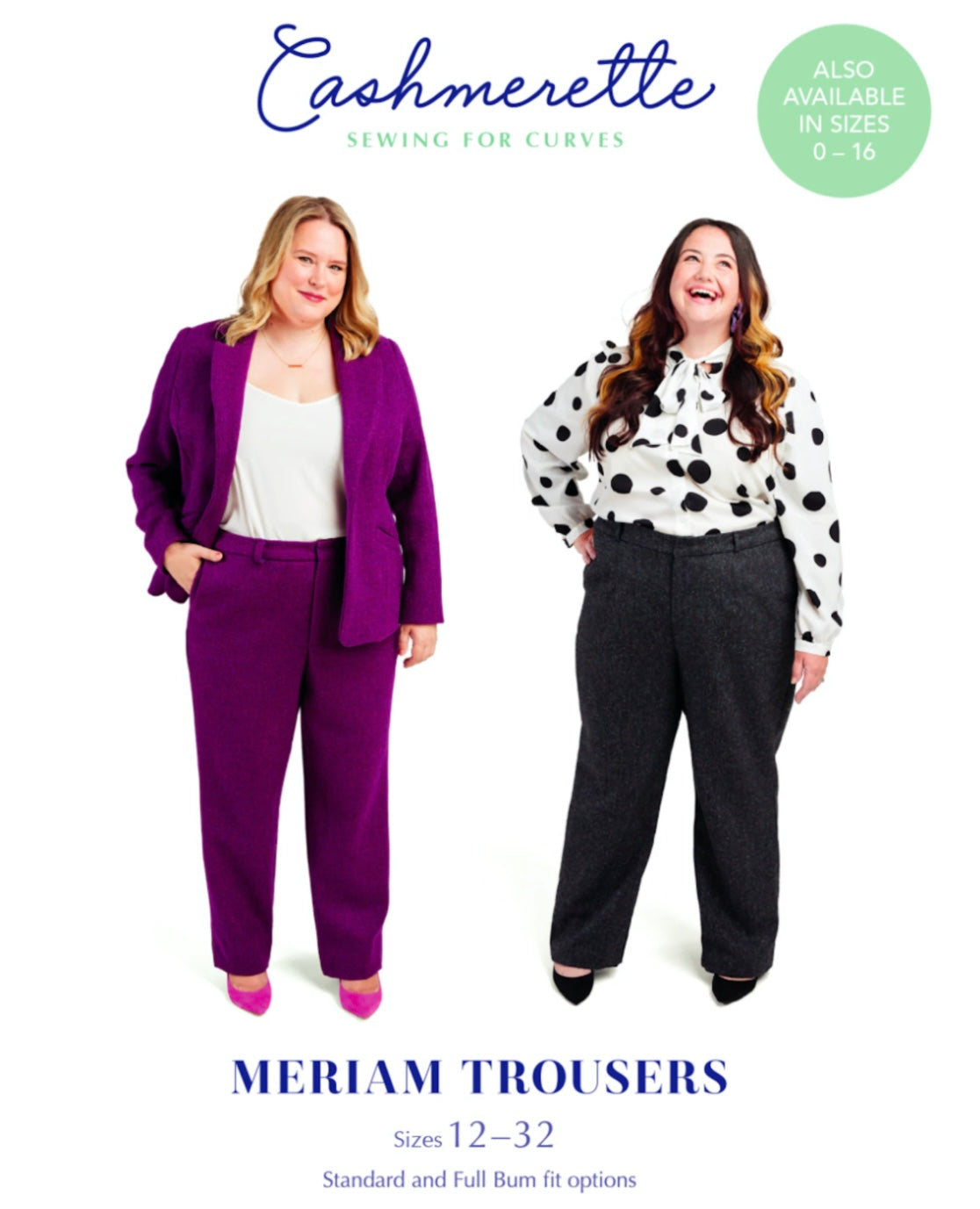 Cashmerette Meriam Trousers Sizes 12-32