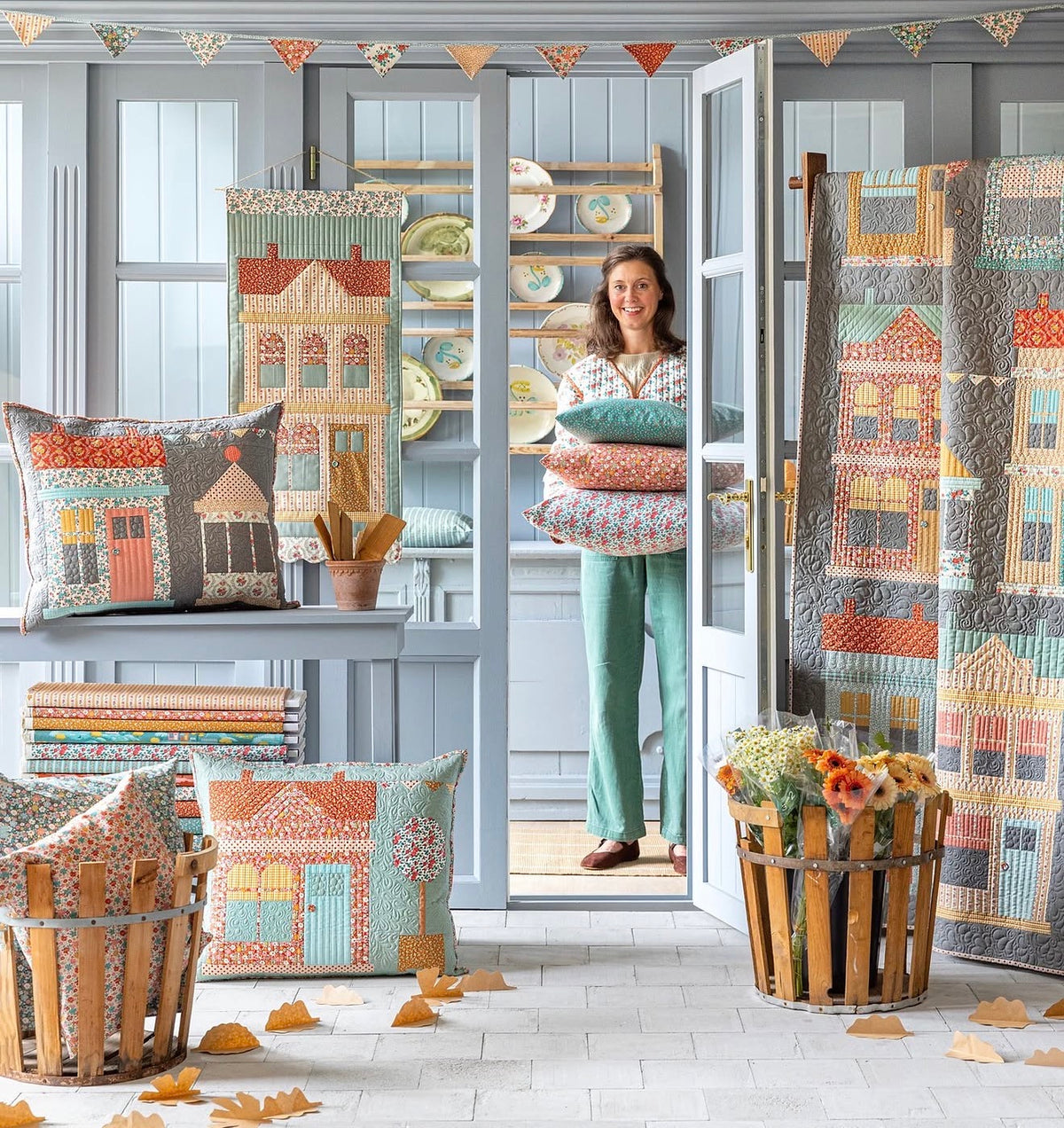 Village Life Fat Quarter Bundle – Autumn By Tilda
