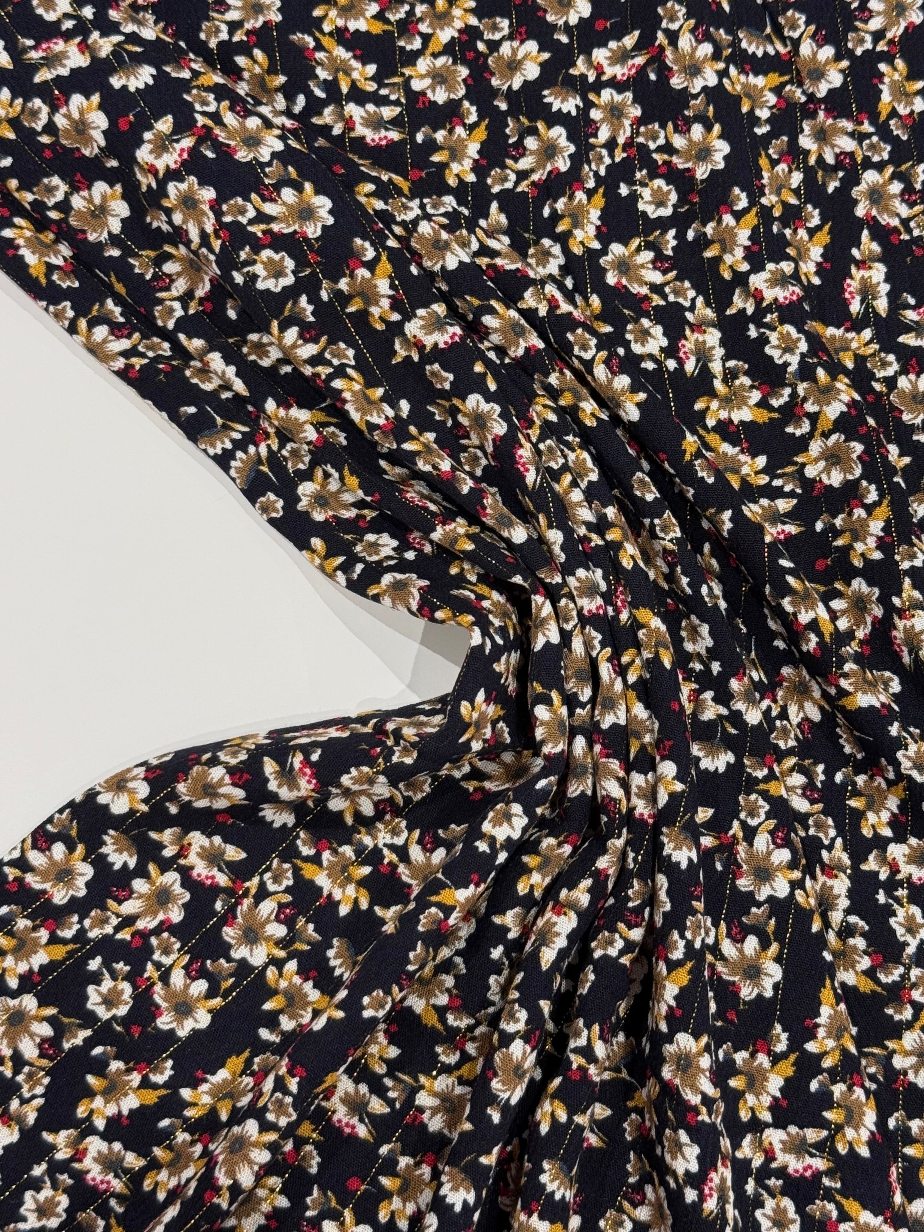 Francis Viscose Crepe With Lurex