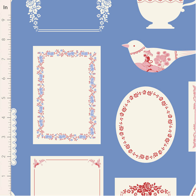 Something Blue - Labels And Ornaments Blue TD110173 By Tilda