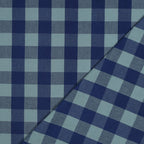 Blue And Green Cotton Yarn Dyed Check
