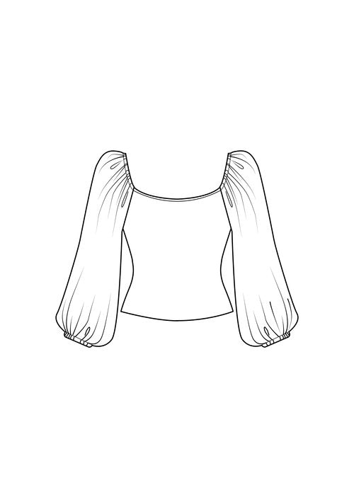 Adrienne Blouse By Friday Pattern Company