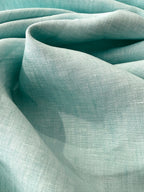 Aqua Handkerchief Linen 1.10 Metre Remnant