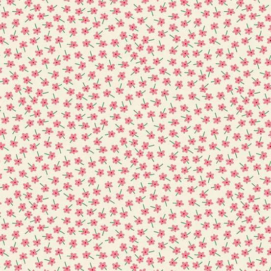 Whimsy - Flower Girl Posy 2/1657E Individual Fat Quarter - By Kim Schaefer For Andover Textiles