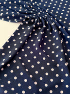 Tea Party Bubble Crepe - Navy By Lady McElroy