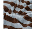 Blue Stripe Sherpa Teddy