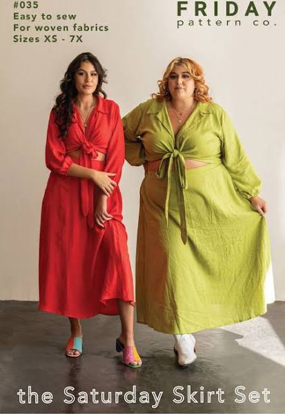 The Saturday Skirt Set By Friday Pattern Company