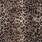 Leopard Cotton Viscose Blend 1 Metre Remnant