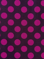 Plum And Pink Polka Spots Cotton Jersey By Stof Of Denmark