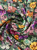 English Country Floral Viscose Crêpe