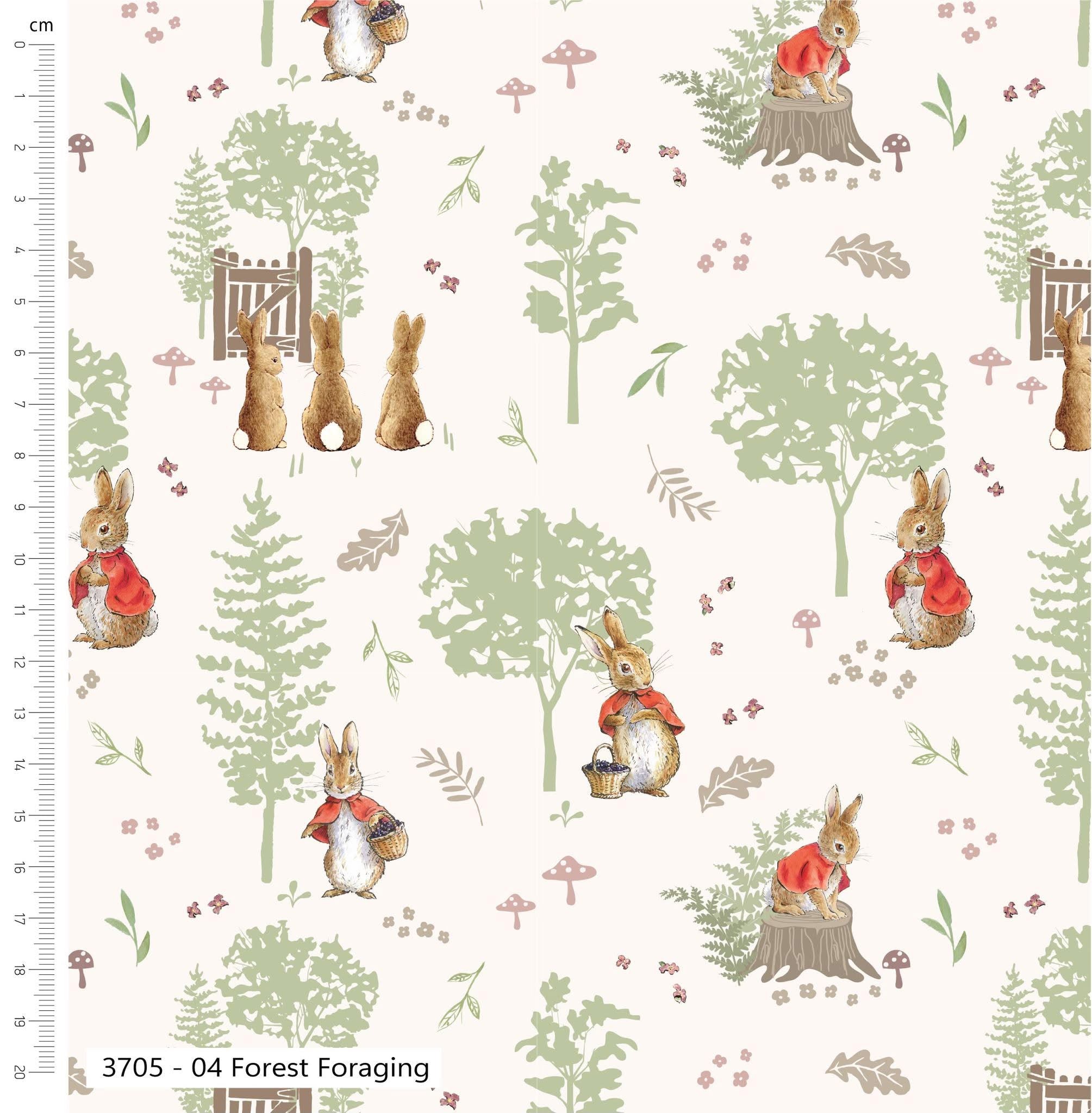 Peter Rabbit - Tales Of The Burrow - 5 Fat Quarter Bundle