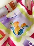 Postcards From The Med Viscose Poplin