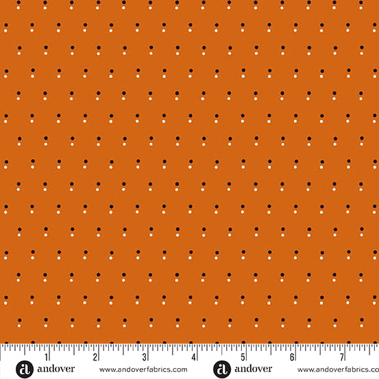 Nightfall - Shadow Dot Orange A-10206-O By Andover Fabrics