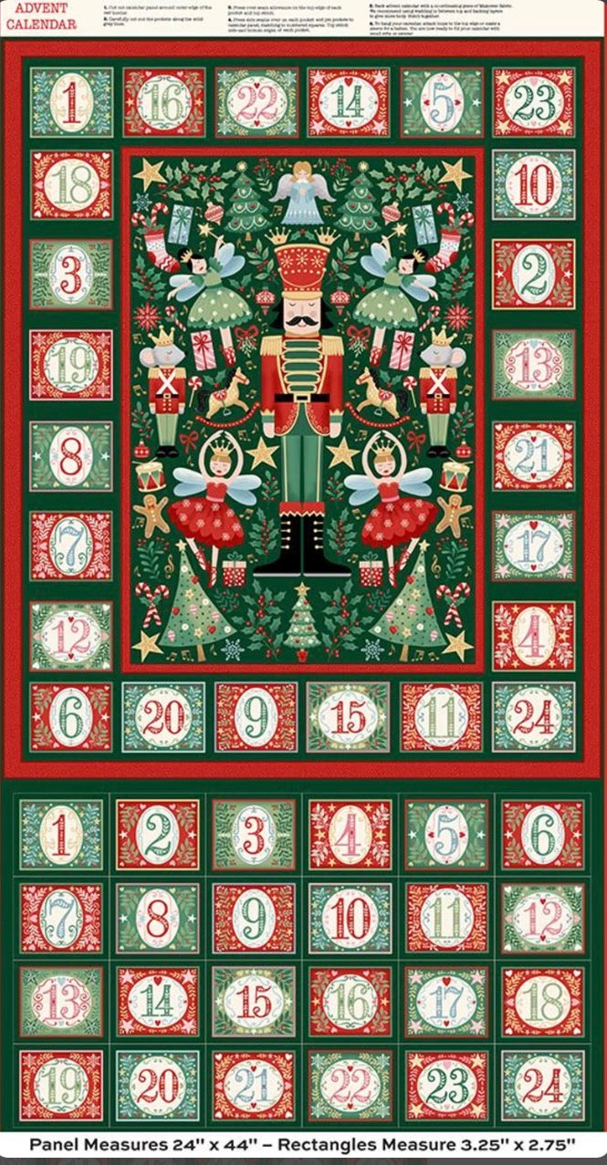 The Nutcracker Advent Calendar By Makower UK