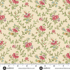 Ayla - Lattice Flowers Rose A-1720-E Max and Louise For Andover Textiles Fat Quarter
