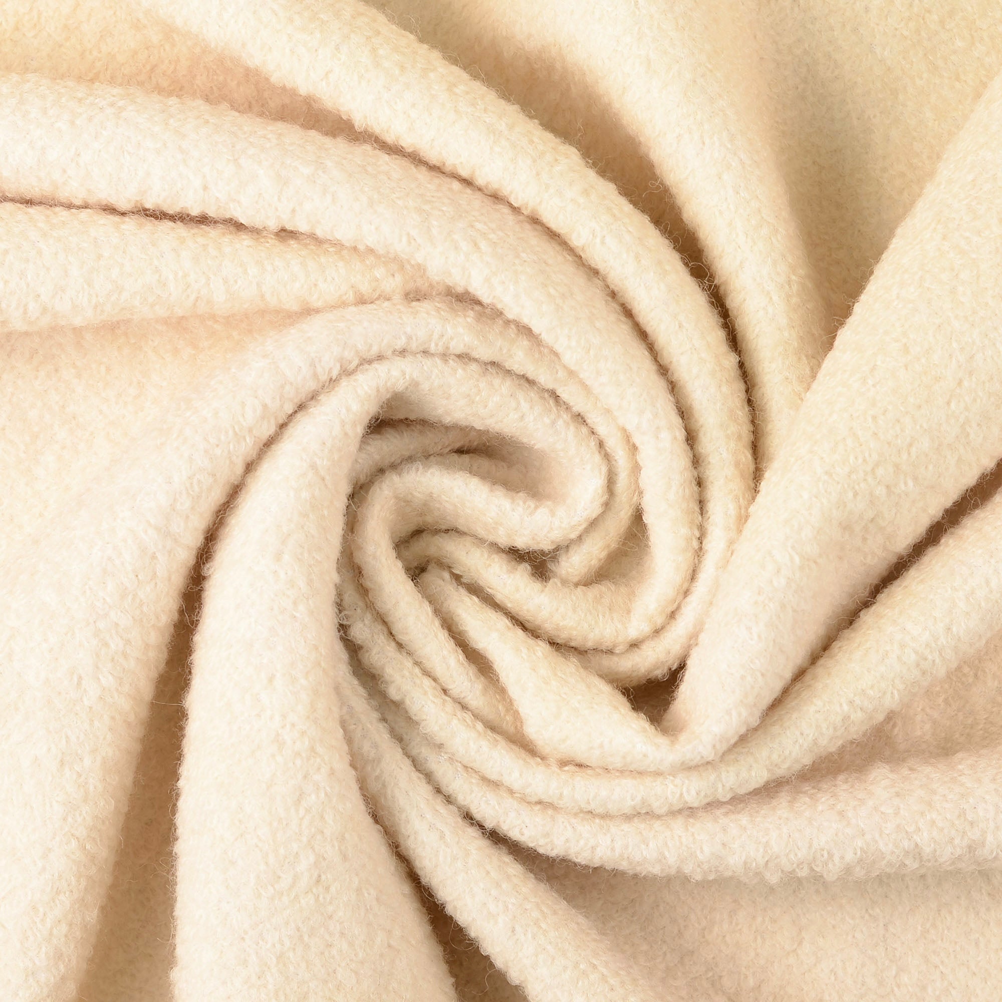 Clotted Cream Bouclé Wool Blend