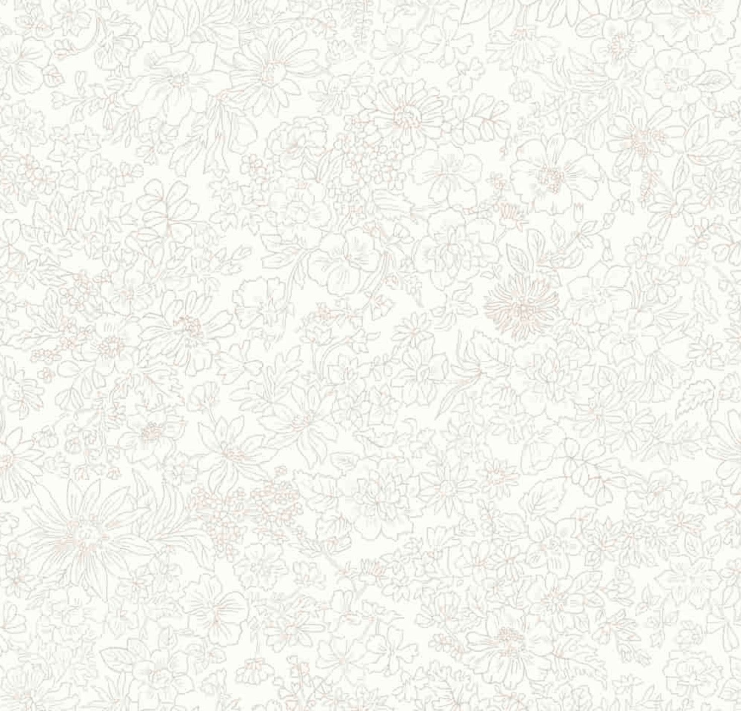 Emily Belle Lasenby Cotton Individual Fat Quarter By Liberty Fabrics - Ivory (Neutrals) 016666416 A