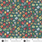 Presents Green MU233G - Country Christmas By Makower UK