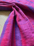 Fuchsia & Indigo Yarn Dyed Textured Check
