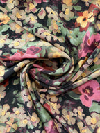 Lady McElroy Flemish Impression Sandwashed Silk-Mix Crepe De Chine