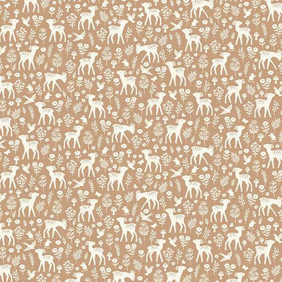 Little Ones - Deer Brown 193/V - By Makower UK