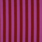 Red And Fuchsia Cotton Yarn Dyed Stripes