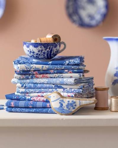 Something Blue - 12 Fat Quarter Bundle By Tilda