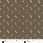 Ayla - Cog And Arrow Cocoa A-1722-N1 Max and Louise For Andover Textiles Fat Quarter