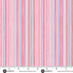 Dance Class Fine Stripe Pink MU-237-P By Makower UK