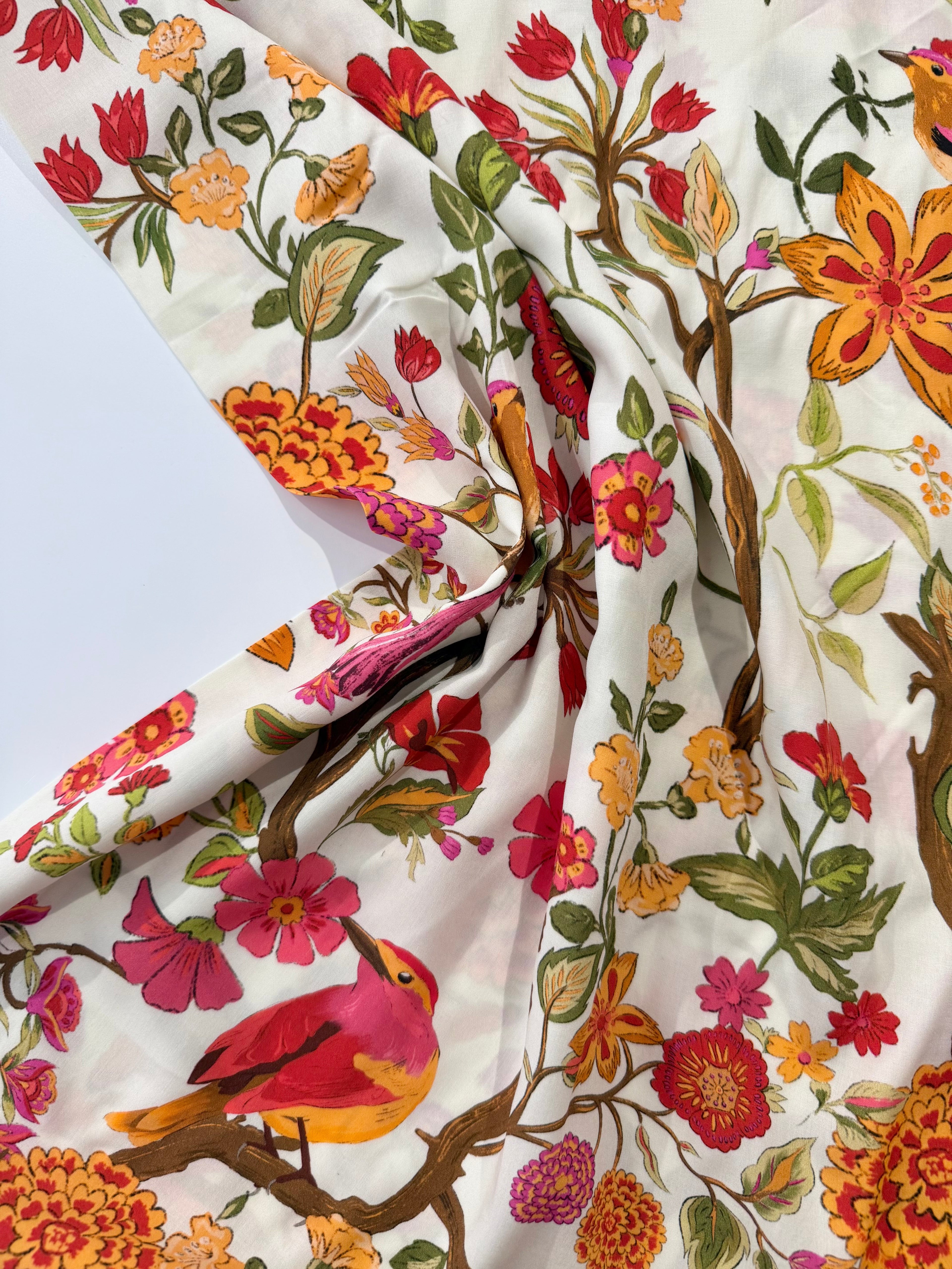 Saffron Perch Viscose & Cupro By Lady McElroy