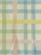 Pastel Checks Linen Viscose Blend