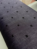 Flock Bow Stretch Indigo Denim 1.15 Metre