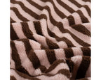 Pink Stripe Sherpa Teddy