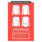 Archer Button Up By Grainline Studio Sizes 0-32