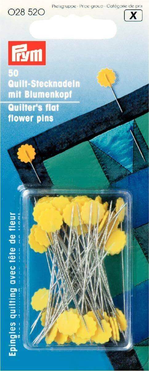 Prym 028520 Quilters Flat Flower Pins