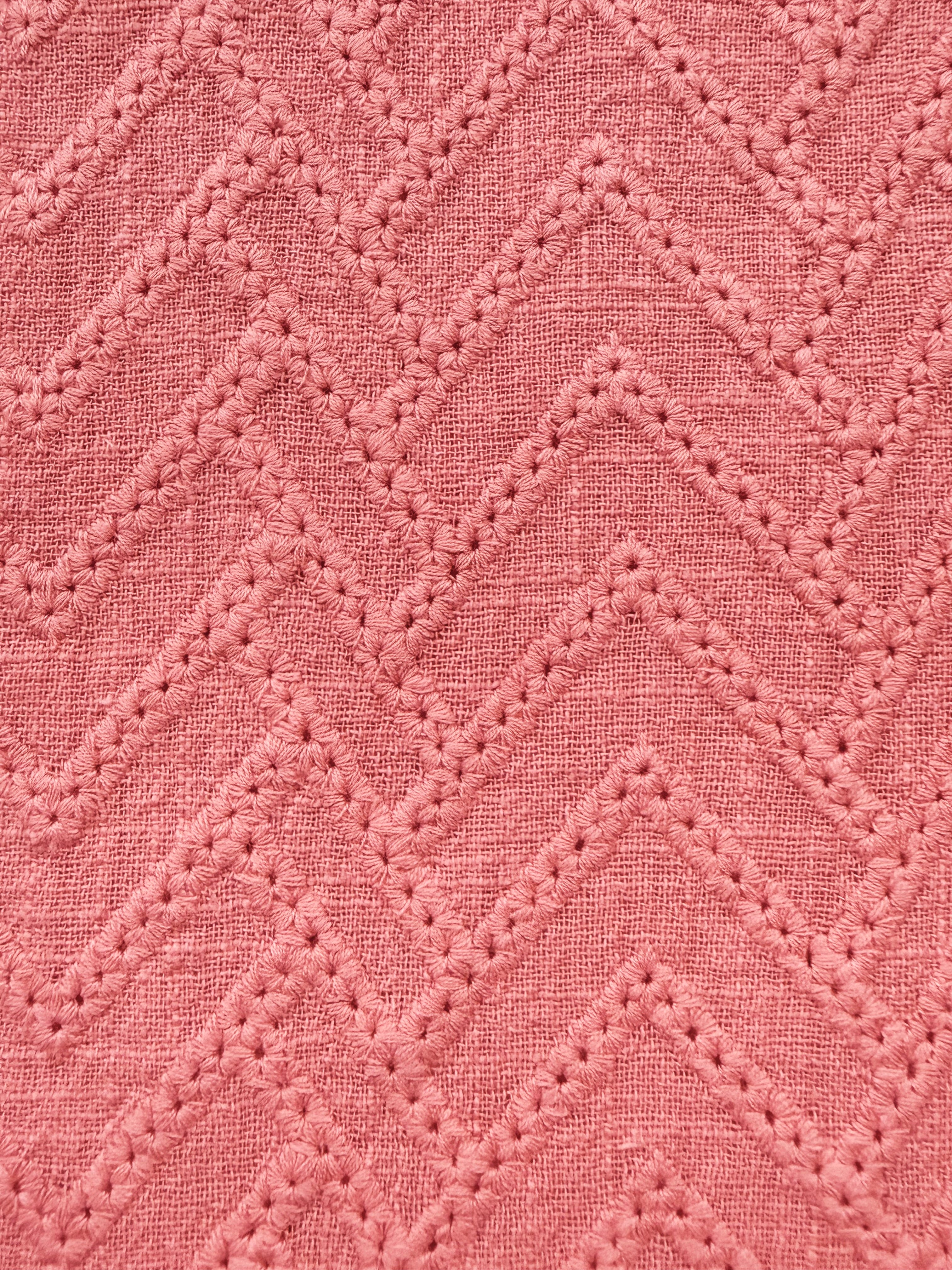 Coral Reef Embroidered Cotton