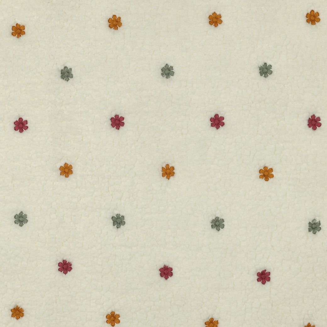 Autumn Meadow Embroidered Sherpa Teddy