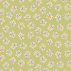 Petite Fleur By Makower UK - Posy Green - 184-G Fat Quarter