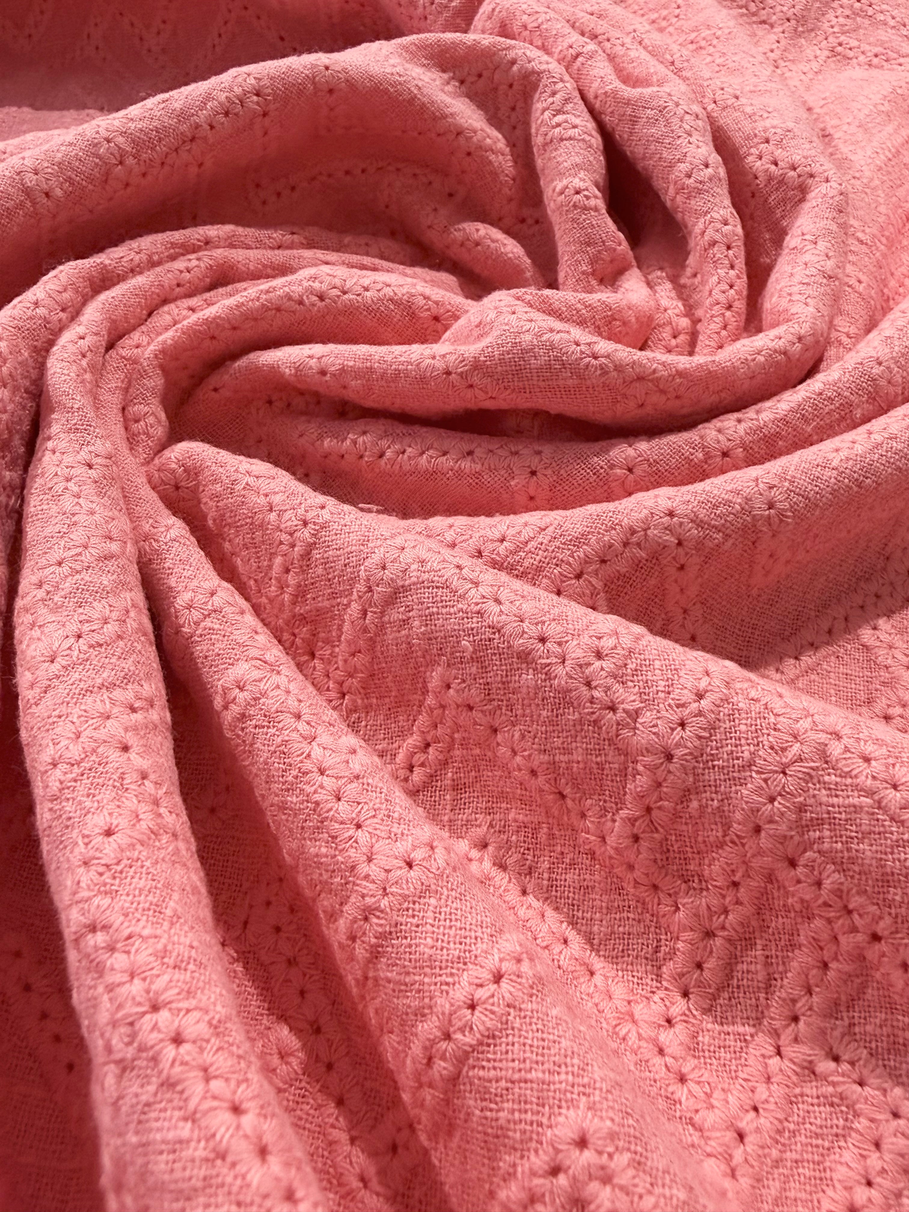 Coral Reef Embroidered Cotton